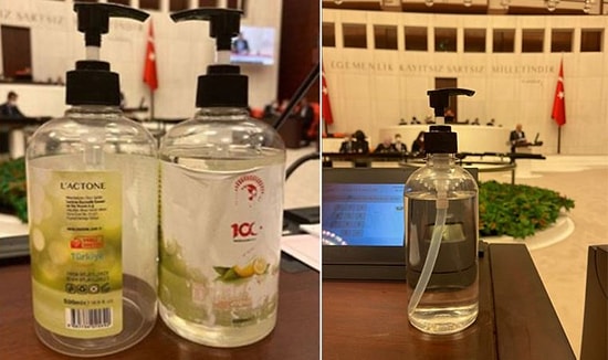 Sahibi Uyuşturucu Baronu Çıkmıştı: Meclis'teki Kolonyaların Ambalajları Sökülmüş