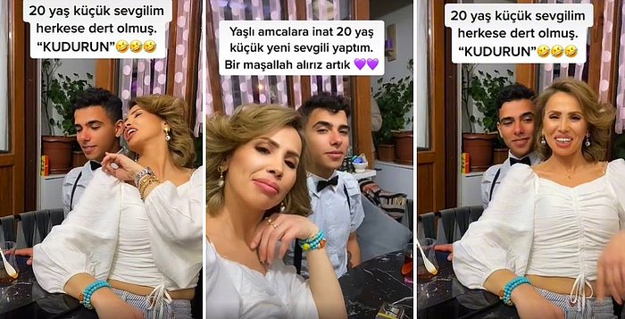 '20 Yaş Küçük Sevgilim Herkese Dert Olmuş, Kudurun' Diyen Kadının TikTok'ta Gündem Olan Videosu