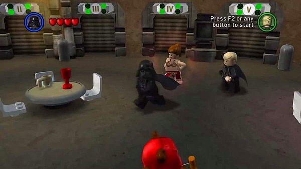 3. Lego Star Wars oyununda Darth Vader Padme üzerinde Force Choke hareketini yapamaz.