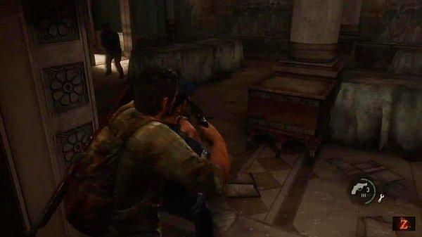 7. The Last of Us'ta boş bir silah ateşlerken bir daha düşünün.