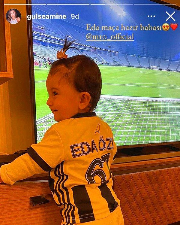Tescilli güzel Amine Gülşe, sosyal medyadan kızı Eda'nın fotoğraflarını paylaşıyor.