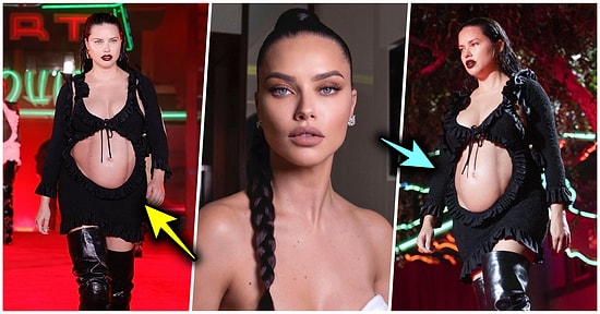 Üçüncü Kez Anne Olmaya Hazırlanan Adriana Lima Podyumda Sergilediği Karın Kasları ile Gören Herkesi Şaşırttı!