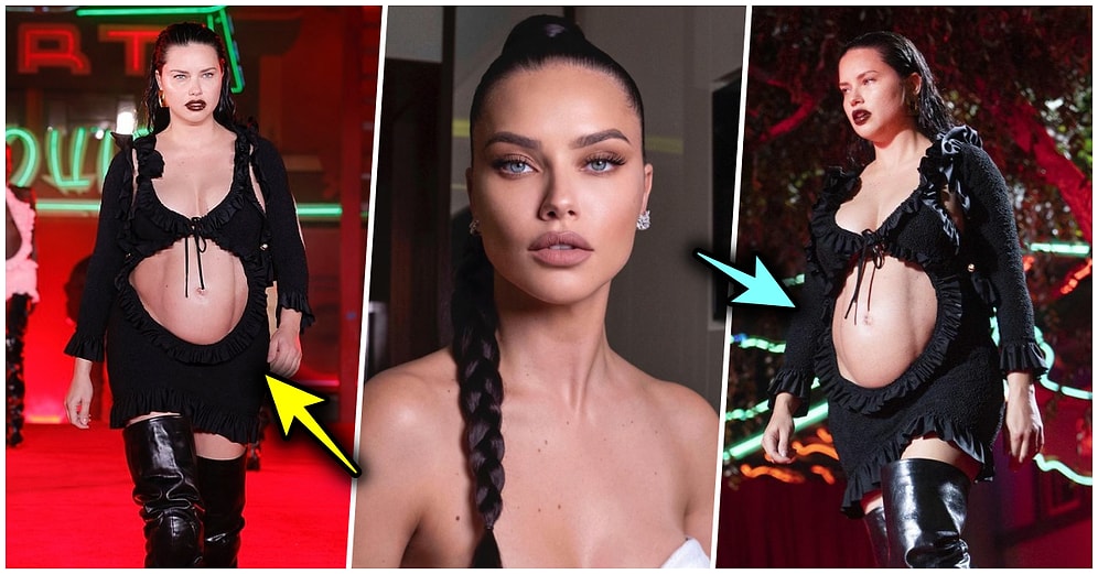 Üçüncü Kez Anne Olmaya Hazırlanan Adriana Lima Podyumda Sergilediği Karın Kasları ile Gören Herkesi Şaşırttı!