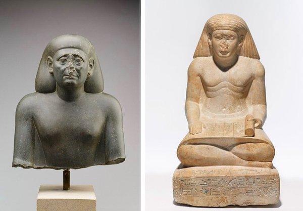 4. Yunanlılar heykel yapımı için Mısırlılardan ilham aldı.
