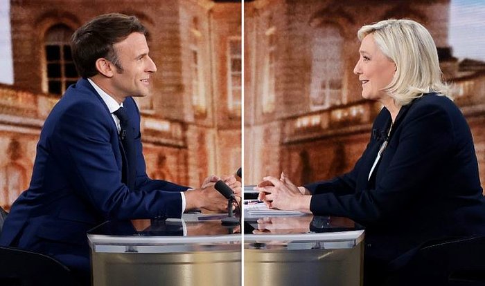 Kamusal Alanda Başörtü Yasağı Gündeme Geldi: Macron ve Le Pen'in Canlı Yayın Düellosu