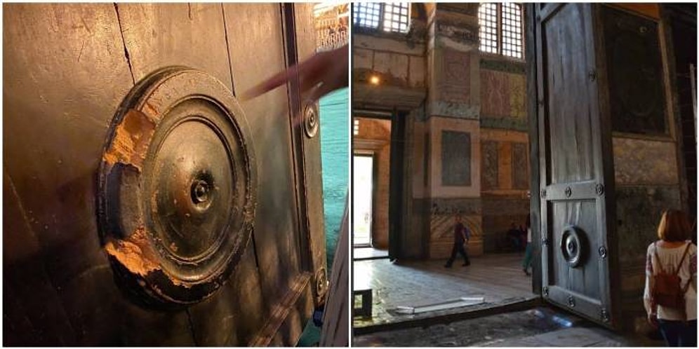 Tahrip Edilen Ayasofya Kapısı ile İlgili İddia: 'İnsanlar Kapı Parçalarını Kutsal Sayıp Ağızlarına Atıyorlar'