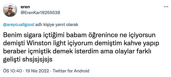 Alışılmadık bir davranış.