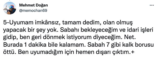 Maksimum bir haftada gitmeyi planlarken büyük bir sürprizle karşılaşmak.🤦♀️