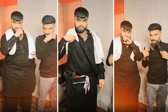 Silah ve Satırlarla TikTok Videosu Çeken Pakistanlılar Meydan Okudu