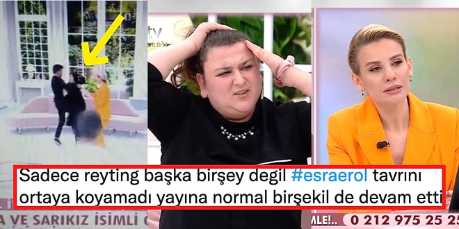 Rezalet! Canlı Yayındaki Kadına Şiddet Görüntüleri Nedeniyle Esra Erol'a Sosyal Medyada Tepkiler Yükseldi!