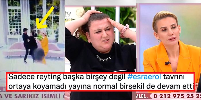 Rezalet! Canlı Yayındaki Kadına Şiddet Görüntüleri Nedeniyle Esra Erol'a Sosyal Medyada Tepkiler Yükseldi!