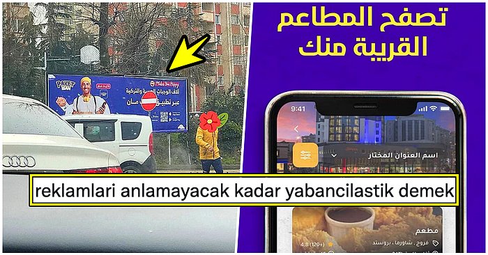 Sadece Arapça Bilen Müşterilere Özel Oluşturulan Yeni Yemek Sipariş Uygulaması Sosyal Medyayı İkiye Böldü