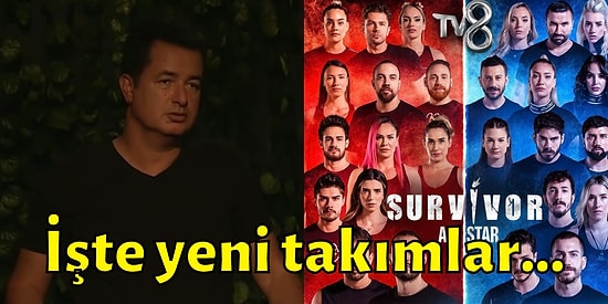Survivor'da Kim Hangi Takıma Geçti? Survivor 2022 All Star'ın Merakla Beklenen Yeni Takımları Belli Oldu!