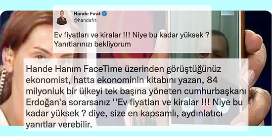 Enflasyona Polemik Diyen Hande Fırat Yaptığı Kira Paylaşımıyla Tepki Çekti