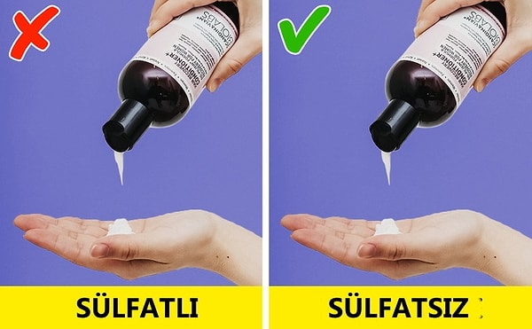 2. Katkısız şampuanları tercih edin.
