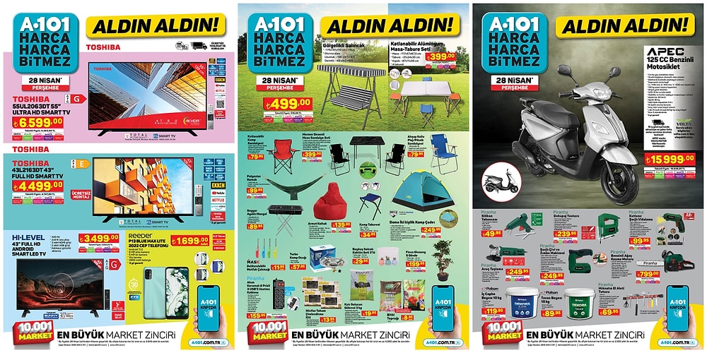 28 Nisan 2022 A101 Aldın Aldın Kataloğu