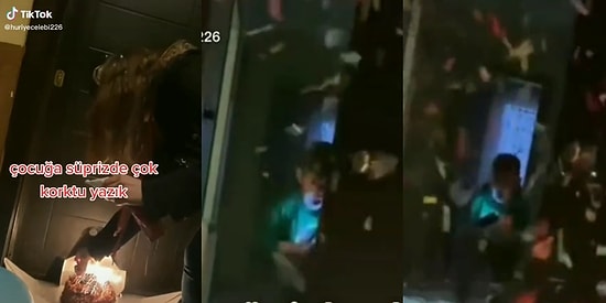 Unutulmaz Bir Anı Oldu: Doğum Günü Kutlanan Çocuğun, Konfetinin Patlamasıyla Amel Defterinin Kapandığı Anlar