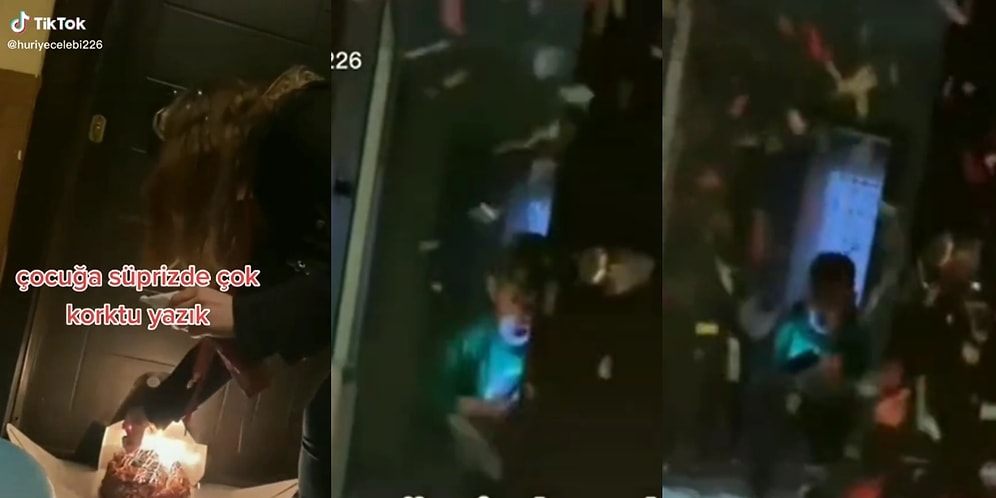 Unutulmaz Bir Anı Oldu: Doğum Günü Kutlanan Çocuğun, Konfetinin Patlamasıyla Amel Defterinin Kapandığı Anlar