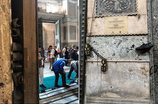 Ayasofya'dan Tartışma Yaratacak Yeni Görüntüler