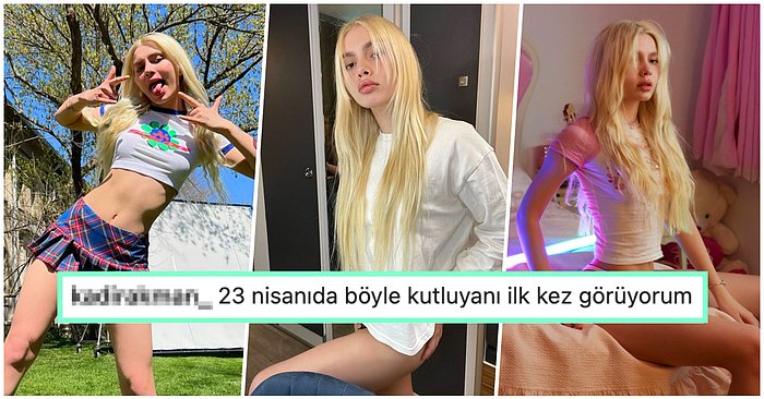 23 Nisan'ı Paylaştığı İç Çamaşırlı Pozu ile Kutlayan Aleyna Tilki'ye Gelen Birbirinden Enteresan Yorumlar