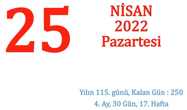 Hepimiz bazen günü, ayı ve hatta yılı bir an unutabiliyoruz. İşte bu içerikle unutkanlığa son!