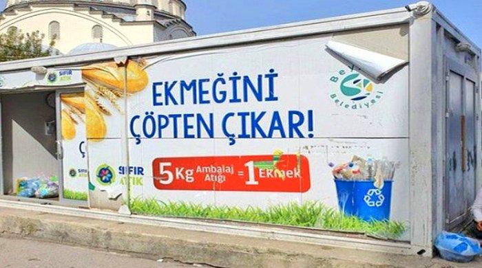 AKP'li Belediyeden 'Ekmeğini Çöpten Çıkar' Kampanyası