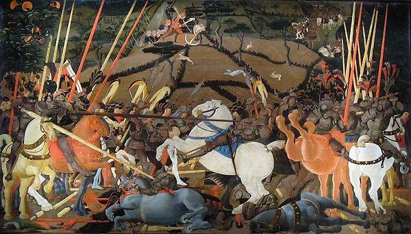 5. Paolo Uccello, San Romano Savaşı (1435-1440)