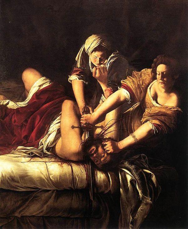 6. Artemisa Gentileschi, Judith'in Holofernes'i Öldürmesi (1620)