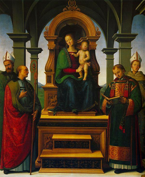 12. Pietro Perugino, Decemviri Sunağı (1495-1496)