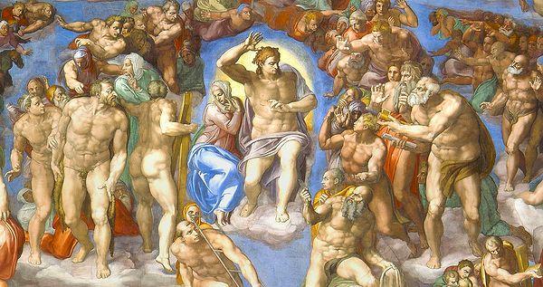 14. Michelangelo, Son Yargı (1536-1541)