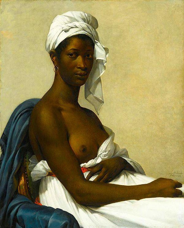 29. Marie-Guillemine Benoist, Siyah Bir Kadının Portresi (1800)