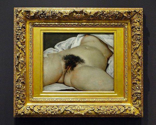33. Gustave Courbet, L'origin du monde (1866)