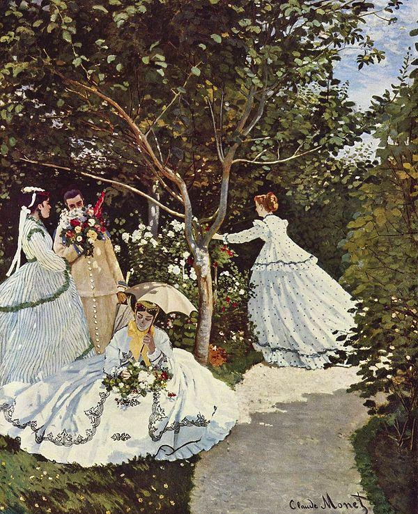 39. Claude Monet, Bahçedeki Kadınlar (1867)