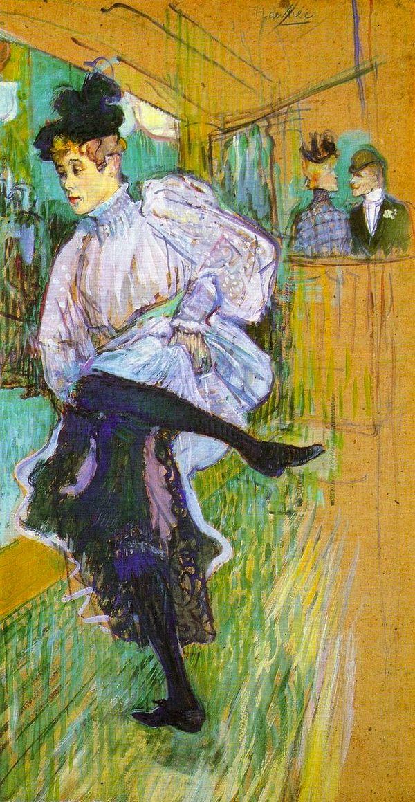 44. Henri de Toulouse-Lautrec, Jane Avril Dansı (1892)