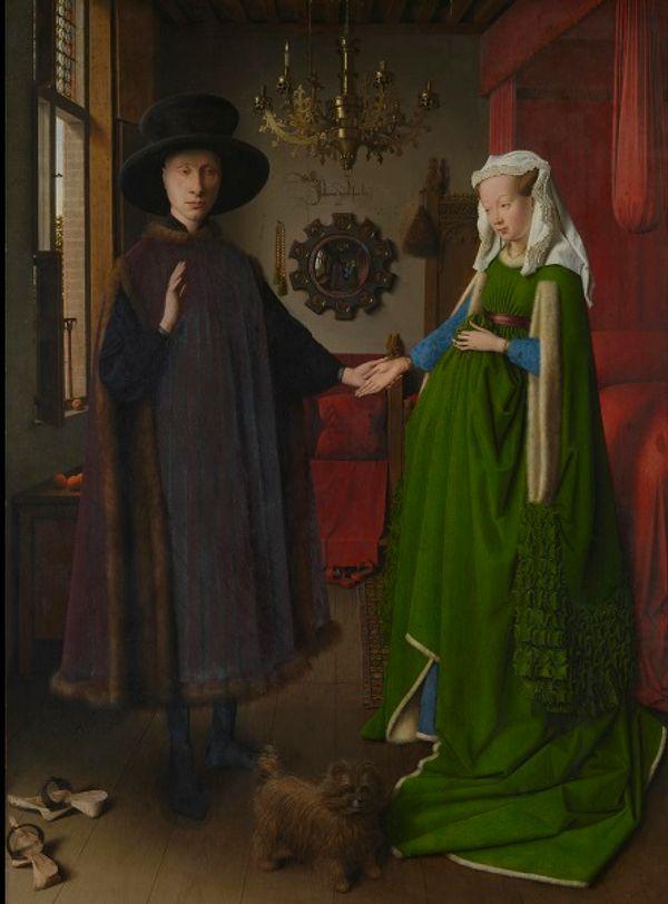 50. Jan van Eyck, Arnolfini'nin Evlenmesi (1434)
