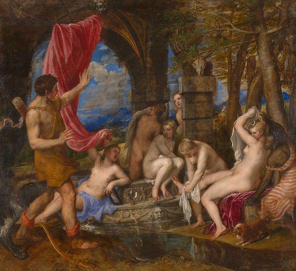 54. Titian, Diana and Actaeon (1556-1559)