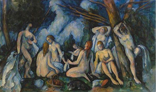 55. Paul Cézanne, The Bathers (1906)