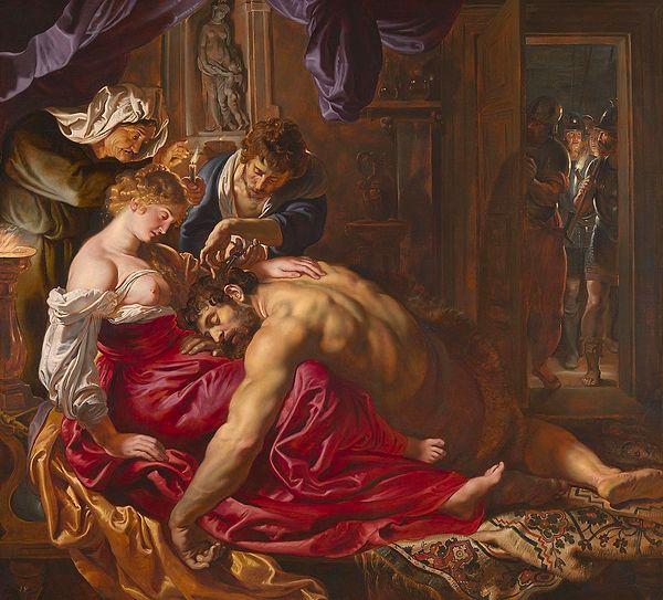 56. Rubens, Samson ve Delilah (1609-1610)