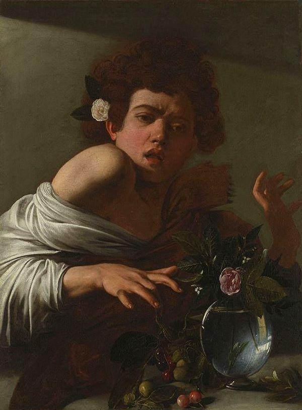 58. Caravaggio, Kertenkele Tarafından Isırılan Çocuk (1593-1594)