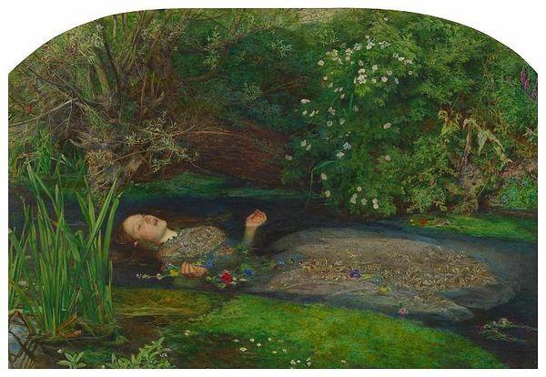 61. Sir John Everett Millais, Ophelia (1851-1852)