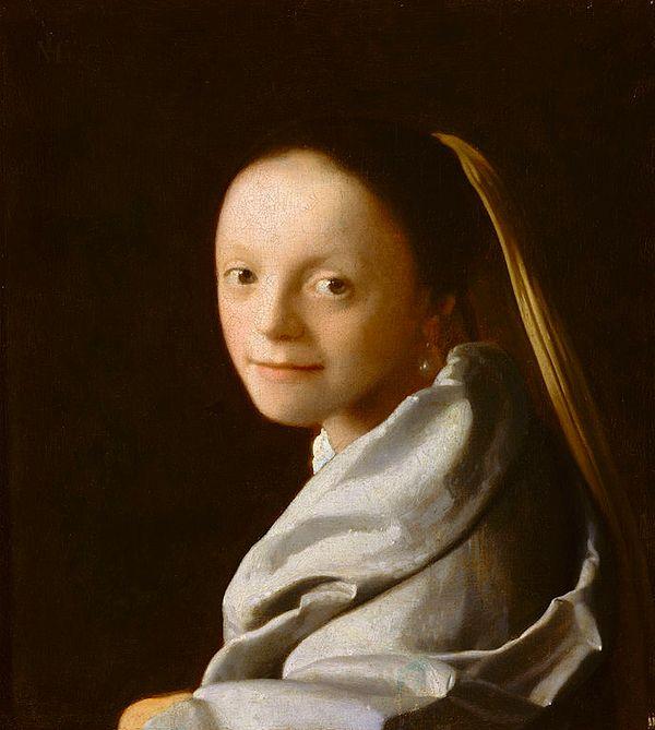 85. Johannes Vermeer, Genç Bir Kadının Portresi (1665-1667)