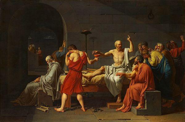 88. Jacques-Louis David, Sokrates'in Ölümü (1787)