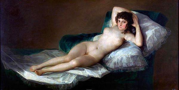 93. Francisco de Goya , Çıplak Maja (1797-1800)