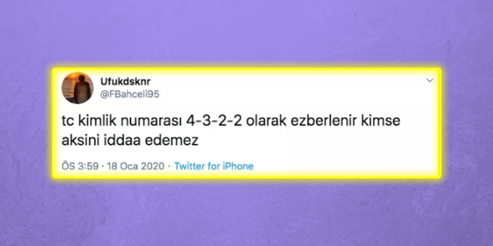 T.C. Kimlik Numaranı Ezberleme Şekline Göre 6 Özelliğini Ortaya Çıkartıyoruz!