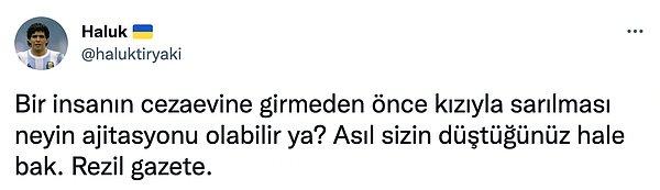 "Düştükleri hale bak! Gezi destekçileri ajitasyon için küçücük kız çocuğunu kullandı" başlıklı bu insanlık dışı habere de haklı olarak tepki yağdı.