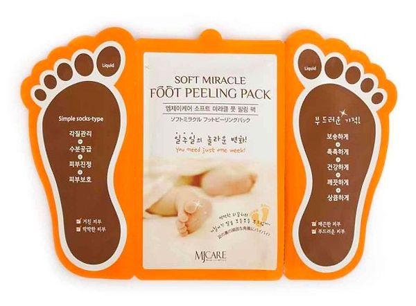 5. Mjcare Soft Miracle Foot Peeling Pack çorap tipi ayak peelingi