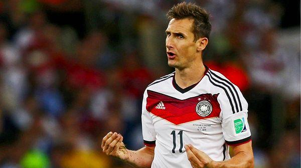 10. Miroslav Klose sadece Dünya Kupalarında forma giydi.