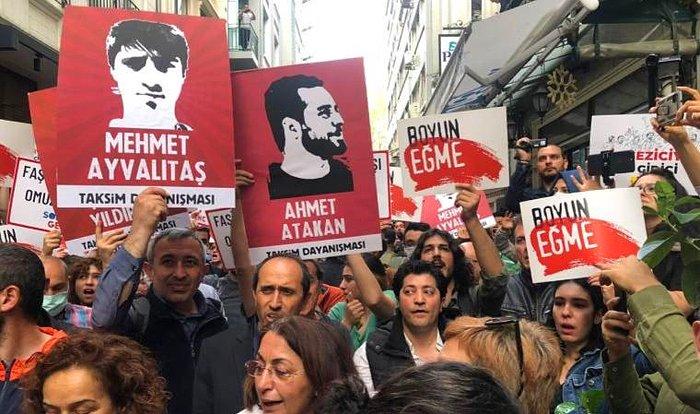 Gezi Davasından Çıkan Karar Taksim'de Protesto Ediliyor