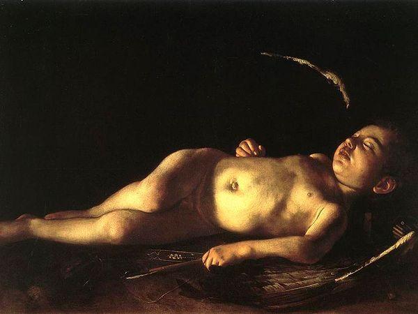 3. Uyuyan Aşk Tanrısı - Caravaggio