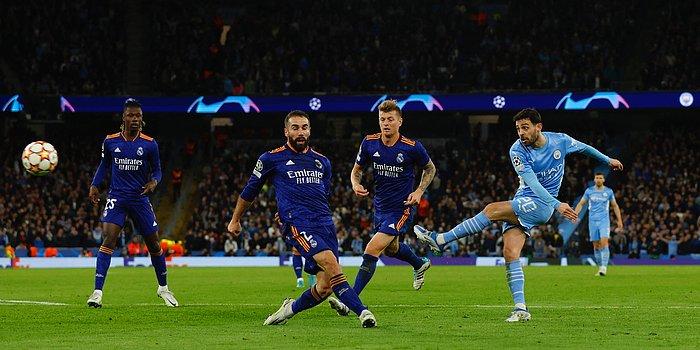 Bambaşka Bir Seviye! Şampiyonlar Ligi Yarı Final İlk Maçında Manchester City, Real Madrid'i 4-3 Mağlup Etti